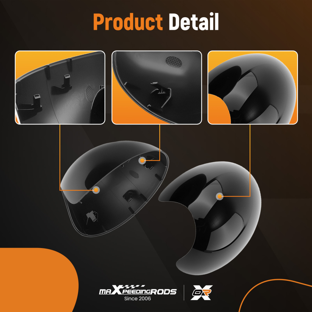 Door Mirror Casing Kit compatible for Mini R55 R56 R57 R58 R59 2007-2015 51162754913