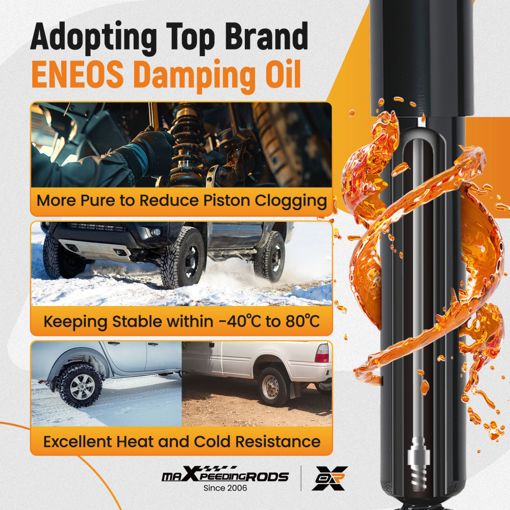 MaXpeedingrods Front Struts Shocks Set compatible for Dodge Ram 1500 2002-2008 3.7L 4.7L