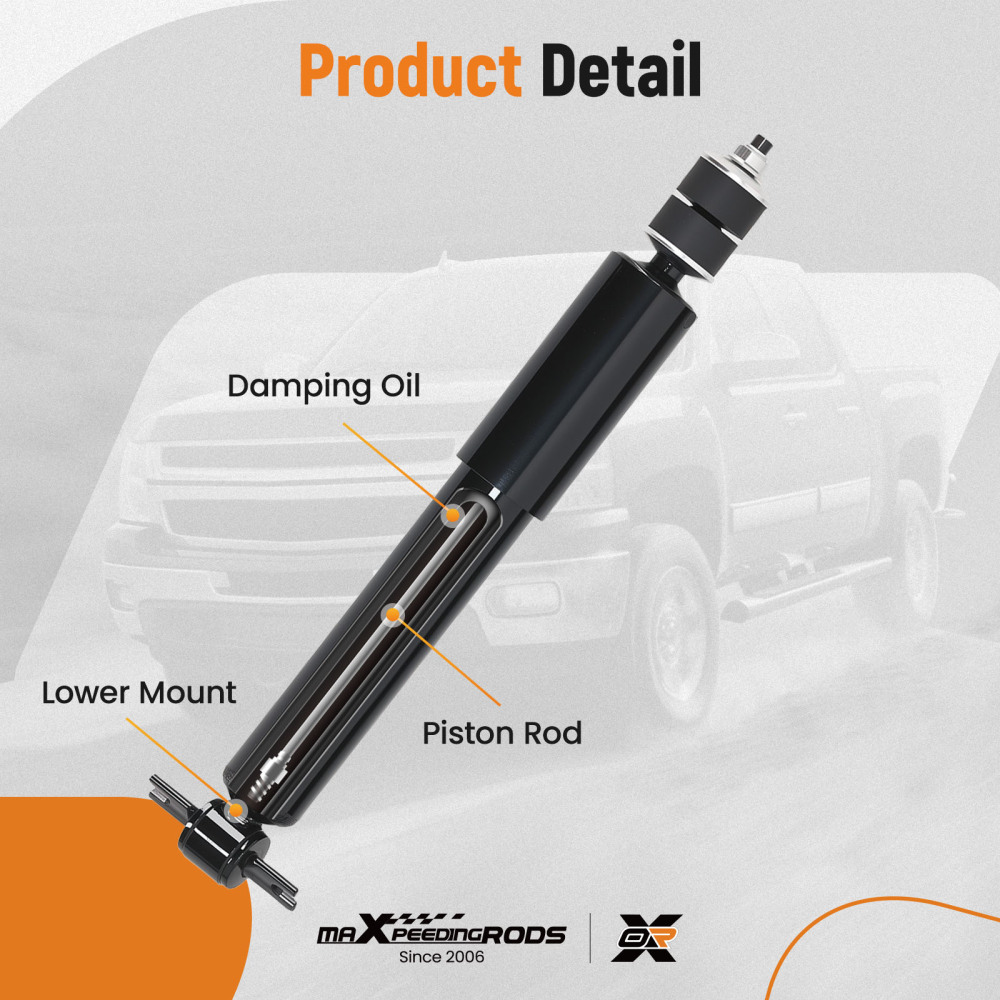MaXpeedingrods Front Struts Shocks Set compatible for Dodge Ram 1500 2002-2008 3.7L 4.7L