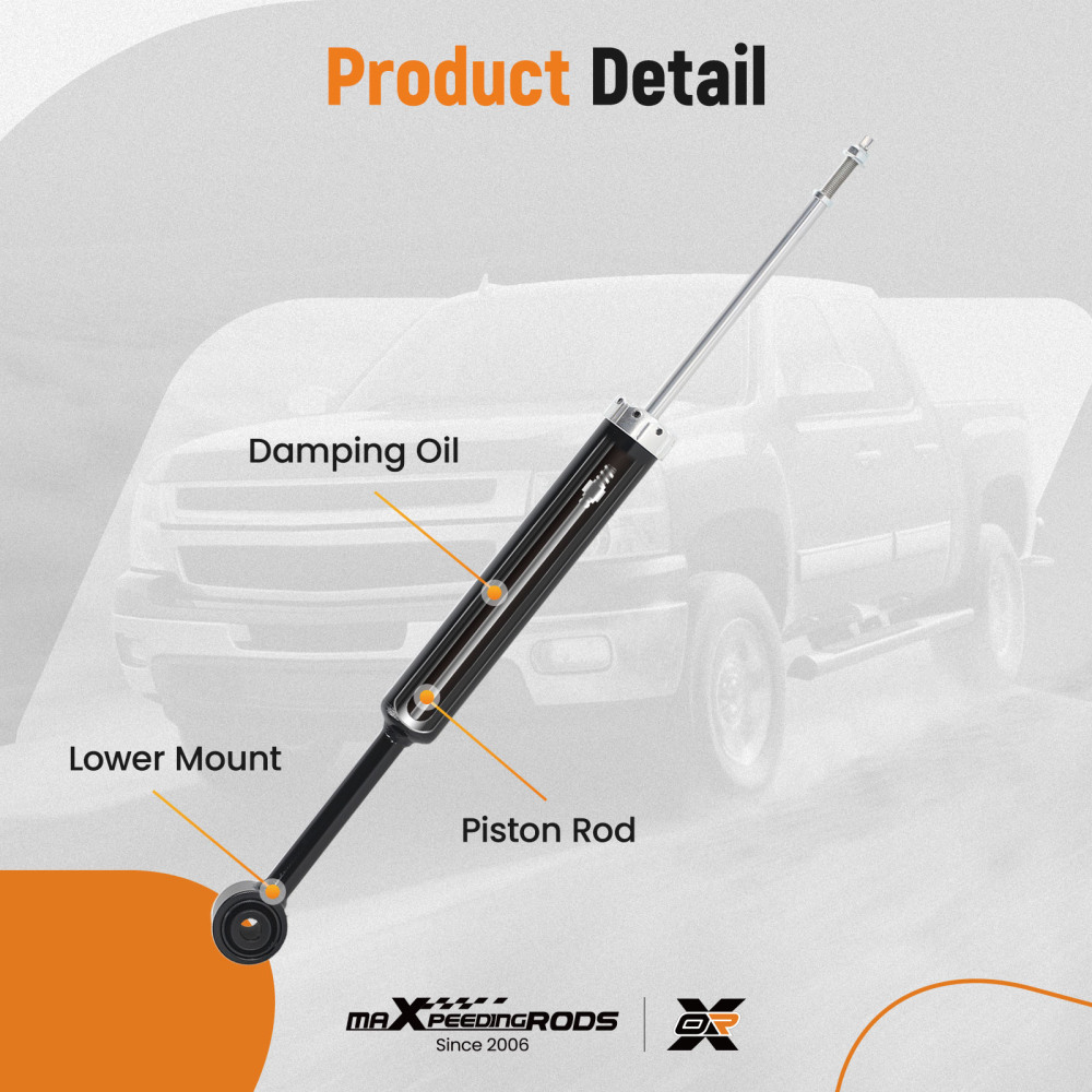 2pcs Rear Shock Absorber Assembly Left Right compatible for Chrysler 200 2015-2017