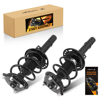 Front Left + Right Strut Spring Assembly compatible for Honda Civic 2017-2018 Hatchback EX
