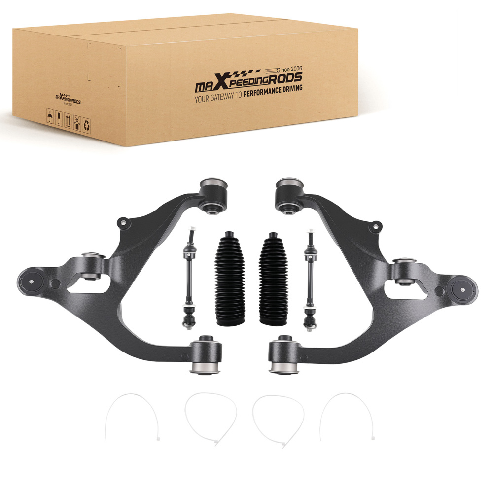 Front Lower Control Arms Ball Joint Assembly Sway Bar compatible for Ram 1500 2006-2021 4WD