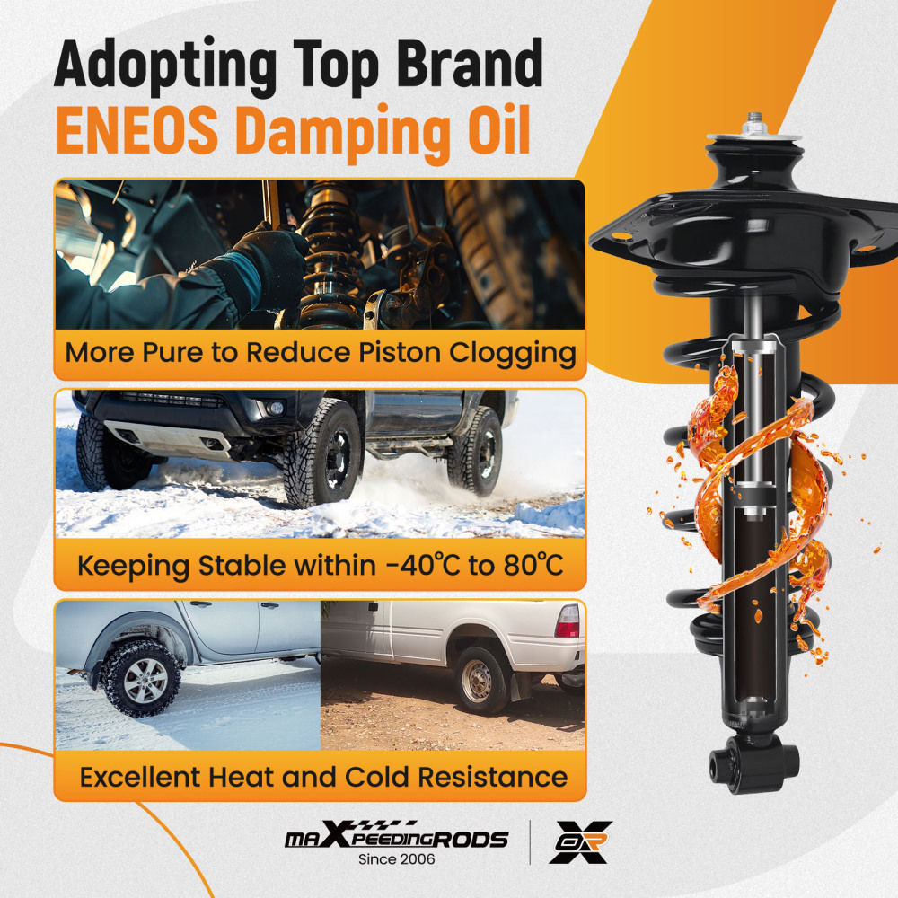 Rear Shock Absorbers Assembly compatible for Chevrolet Camaro 3.6L V6 2010-2015 273029L