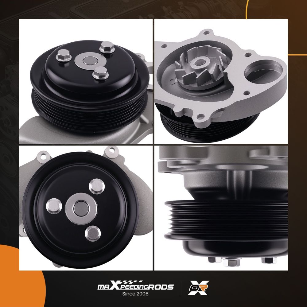 Coolant Water Pump compatible for Ford F-150 V6 3.5L 3.7L 2011-2017 125-3285 Belt Driven