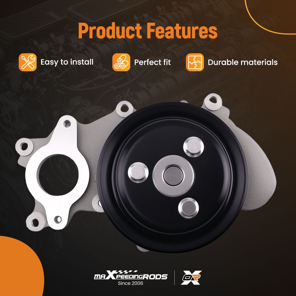 Coolant Water Pump compatible for Ford F-150 V6 3.5L 3.7L 2011-2017 125-3285 Belt Driven