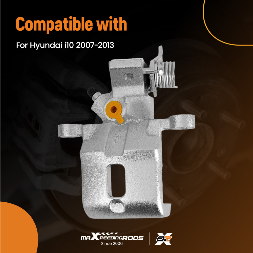Rear Right Brake Caliper compatible for Hyundai i10 07-13 58311-0XA00 58360-0X300 583110XA0