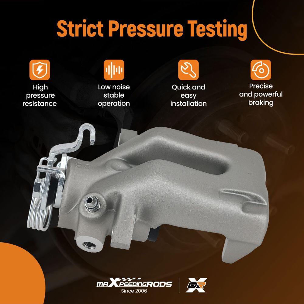 Rear Left Brake Caliper 38mm compatible for Peugeot 307 SW Estate 2002-2018 compatible for Citroen C4 MK2