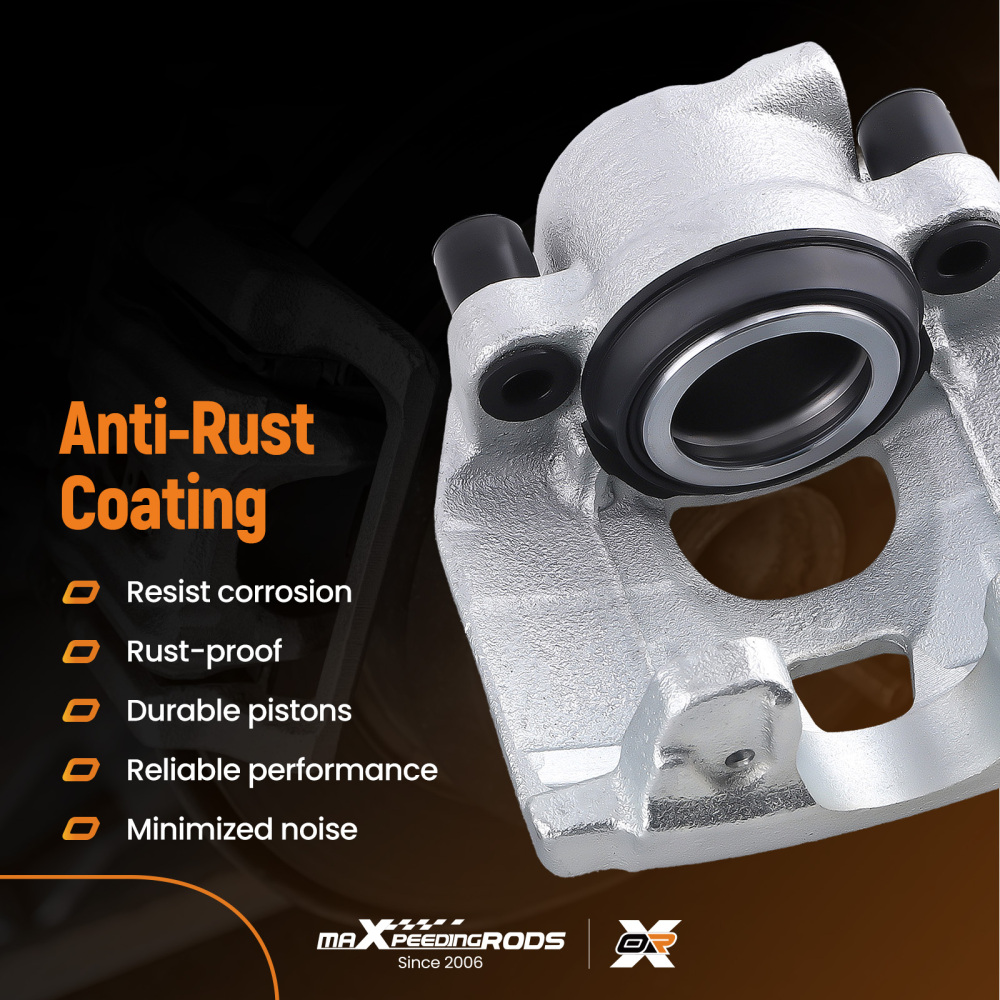 2x Front Left Right Brake Calipers compatible for Audi A4 Allroad B8 A5 8F7 8T3 8TA 314mm