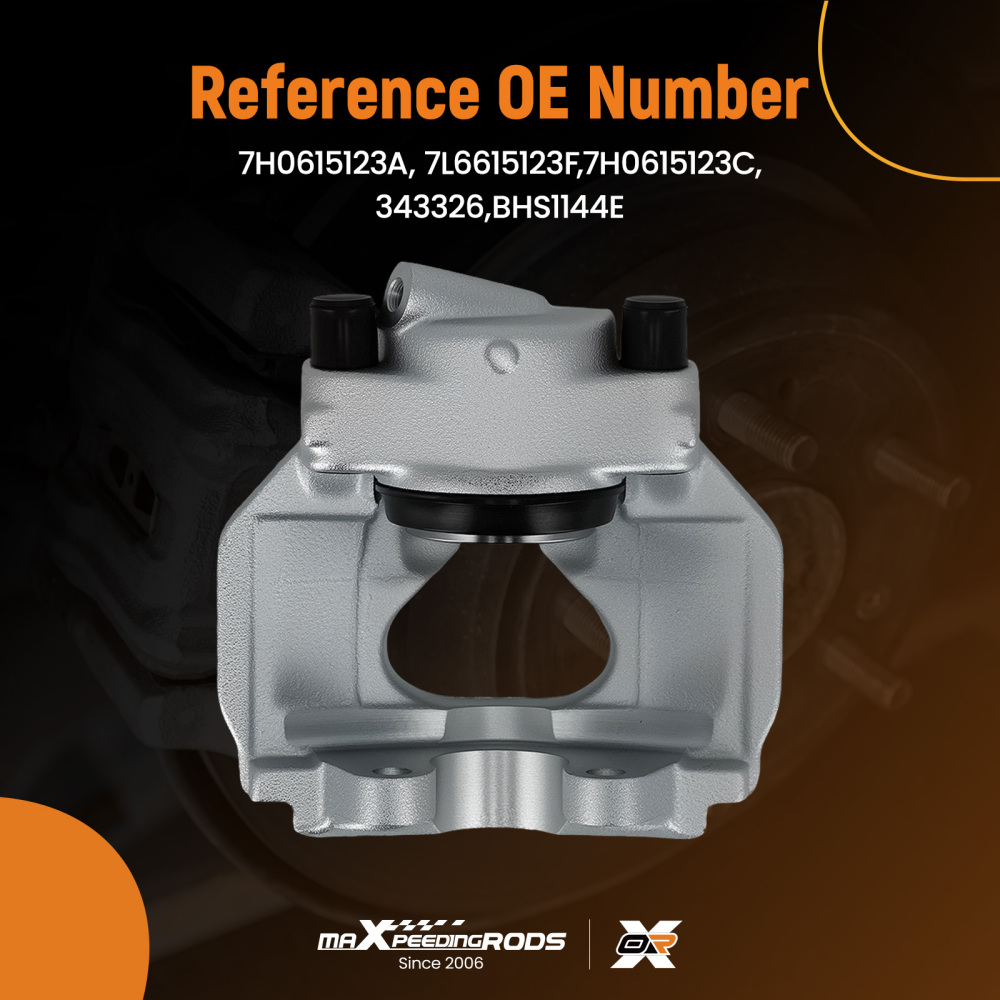 Front Left Floating Brake Caliper compatible for VW Transporter MK5 MK6 Multivan 2003-2019