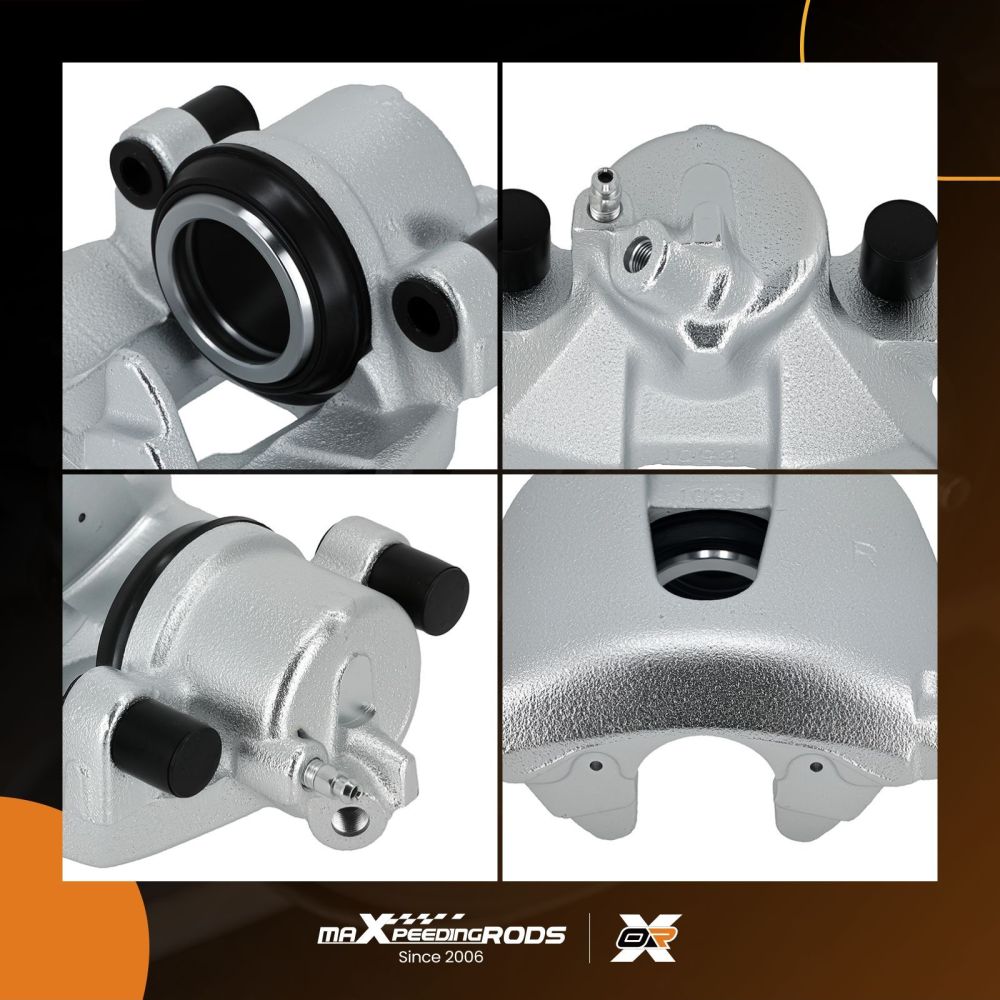 Brake Caliper Front Right compatible for Ford Focus 2004-2018 C-Max 2007-2018 Kuga 2008-12