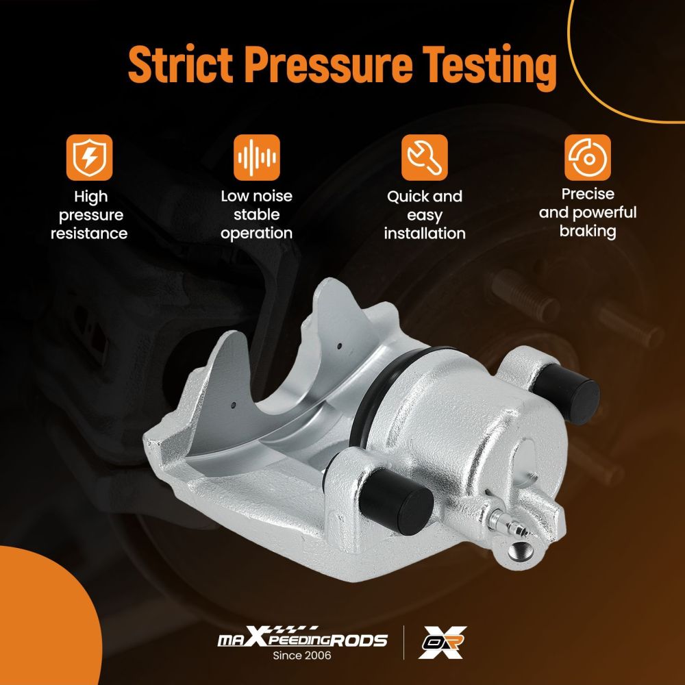 Brake Caliper Front Right compatible for Ford Focus 2004-2018 C-Max 2007-2018 Kuga 2008-12