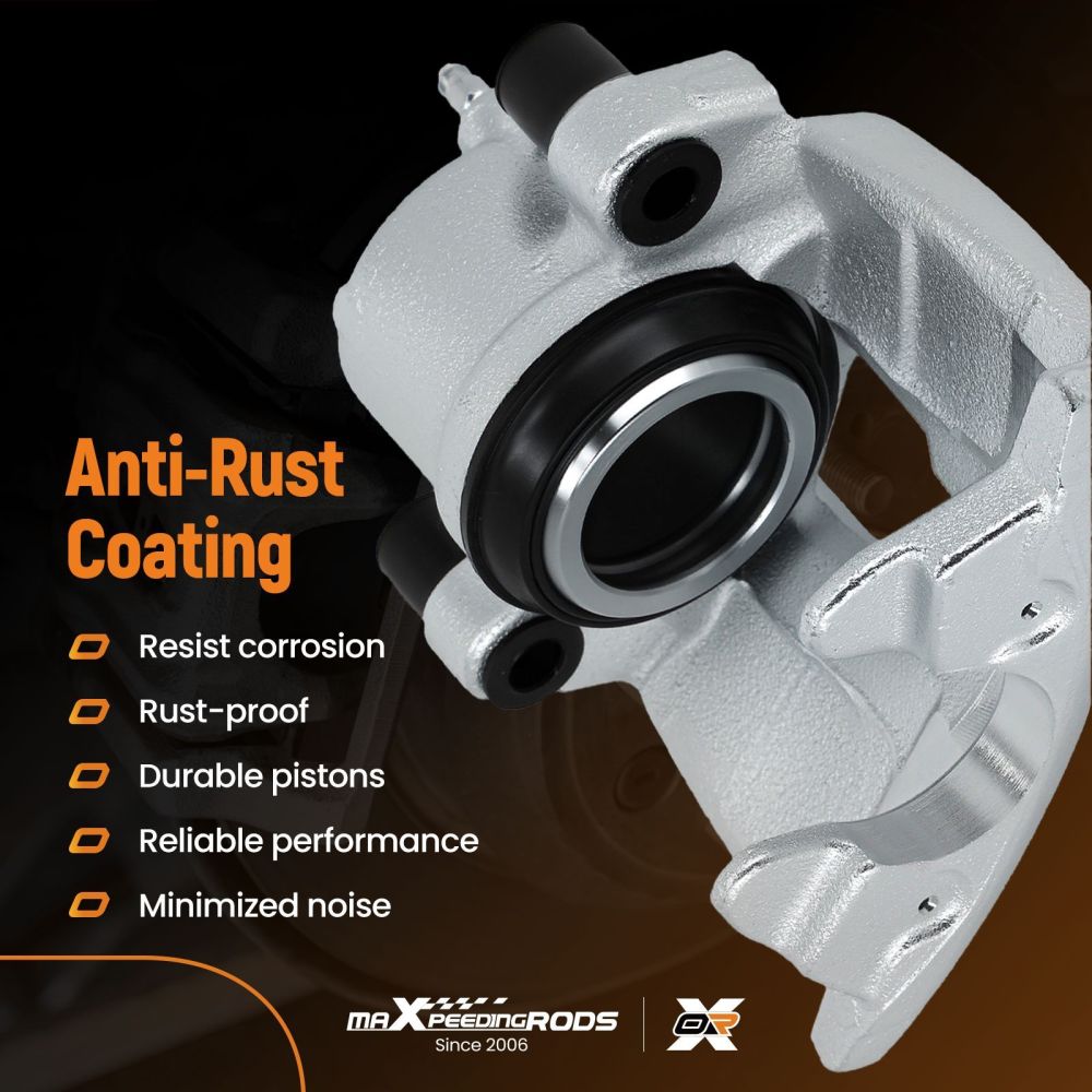 Brake Caliper Front Right compatible for Ford Focus 2004-2018 C-Max 2007-2018 Kuga 2008-12