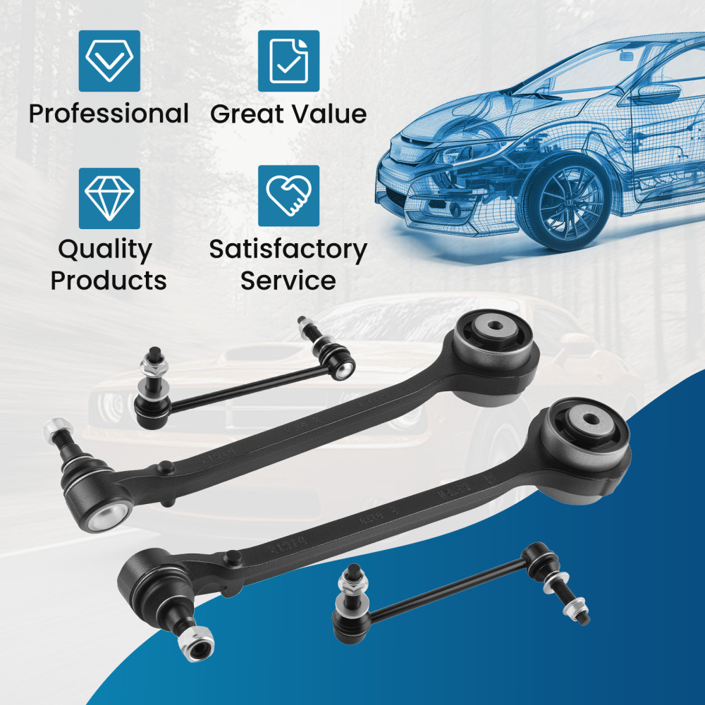 4x Front Lower Forward Control Arm Sway Bar Link For CHARGER CHALLENGER 2011-19