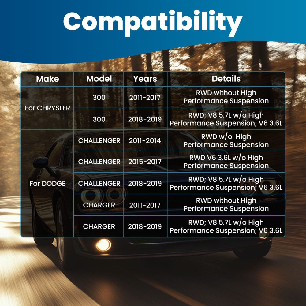 4x Front Lower Forward Control Arm Sway Bar Link For CHARGER CHALLENGER 2011-19