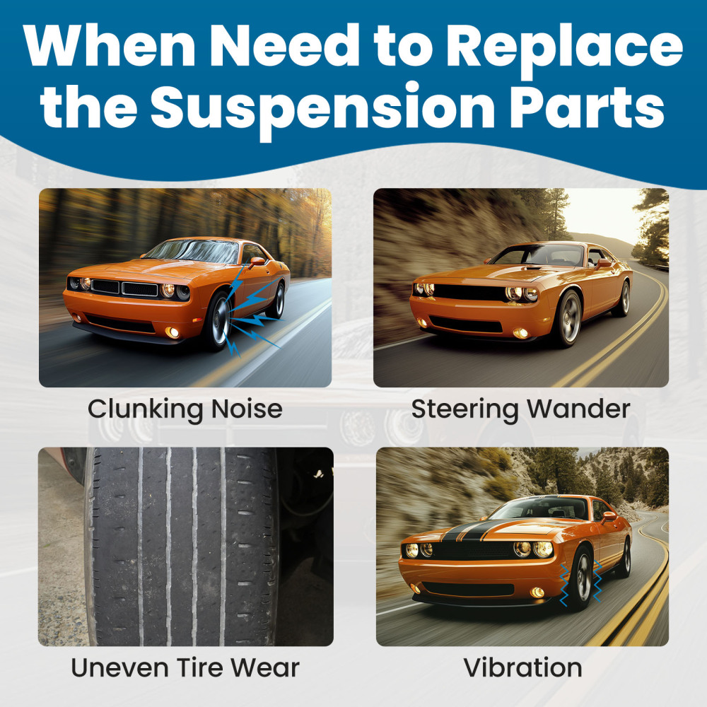 4x Front Lower Forward Control Arm Sway Bar Link For CHARGER CHALLENGER 2011-19