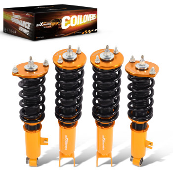Coilovers Suspension Kits compatible for Nissan 300ZX 90-96 z32 coilovers Shock Absorber Strut Damper Lowering Kit