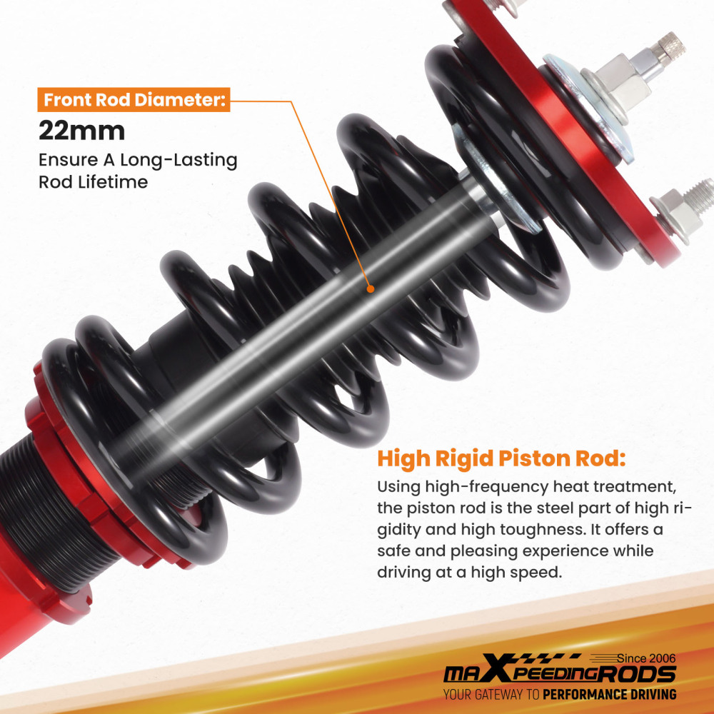 24-Way Adj. Damper Coilover compatible for Nissan 300ZX 90-96 Coil Spring Struts z32 coilovers Lowering Kit