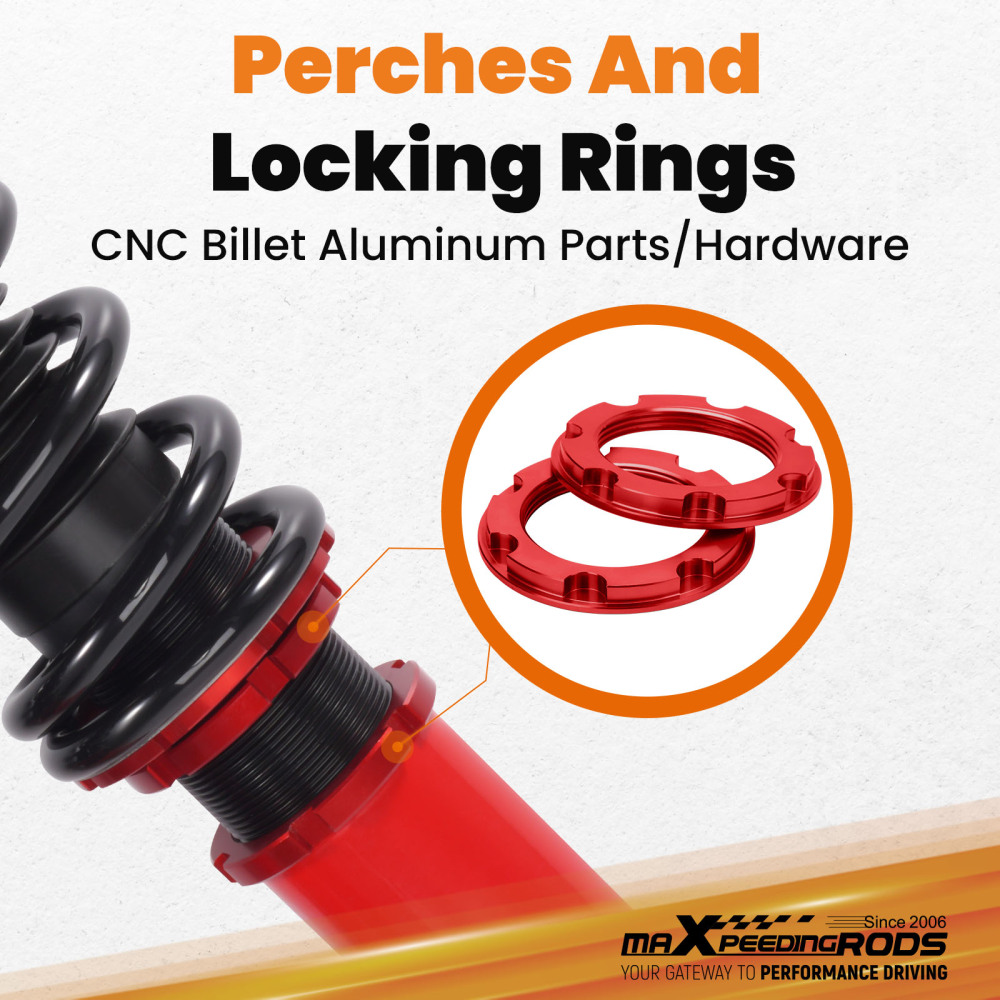 24-Way Adj. Damper Coilover compatible for Nissan 300ZX 90-96 Coil Spring Struts z32 coilovers Lowering Kit