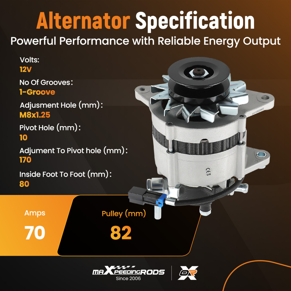 12V Alternator compatible for Holden Rodeo TF Engine 4JB1-T 2.8L 4JA1 2.5L Jackaroo Diesel