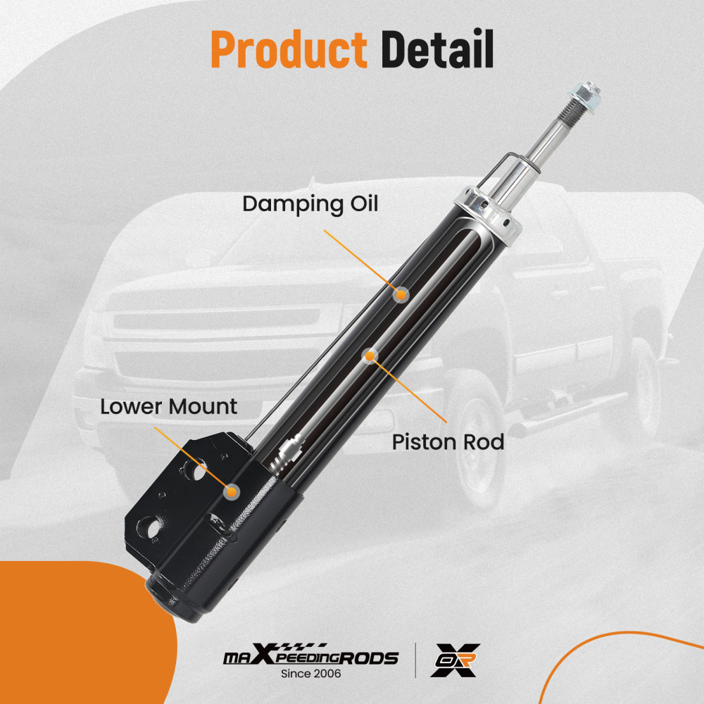 MaXpeedingrods Front Struts Shocks Set compatible for Ford Mustang 1994-2004 71963