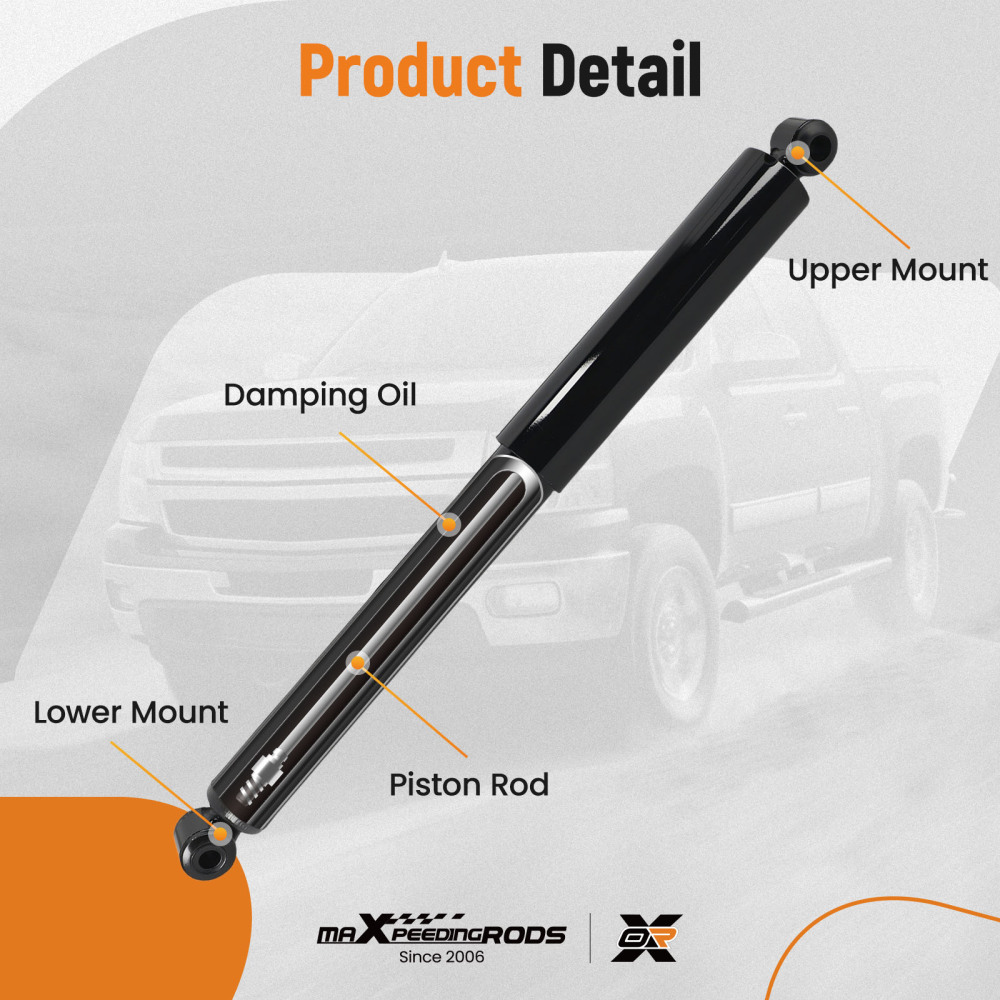 4PCS Shock Absorbers compatible for Ford Ranger Mazda B4000 B3000 B2300 1998-2011 37013