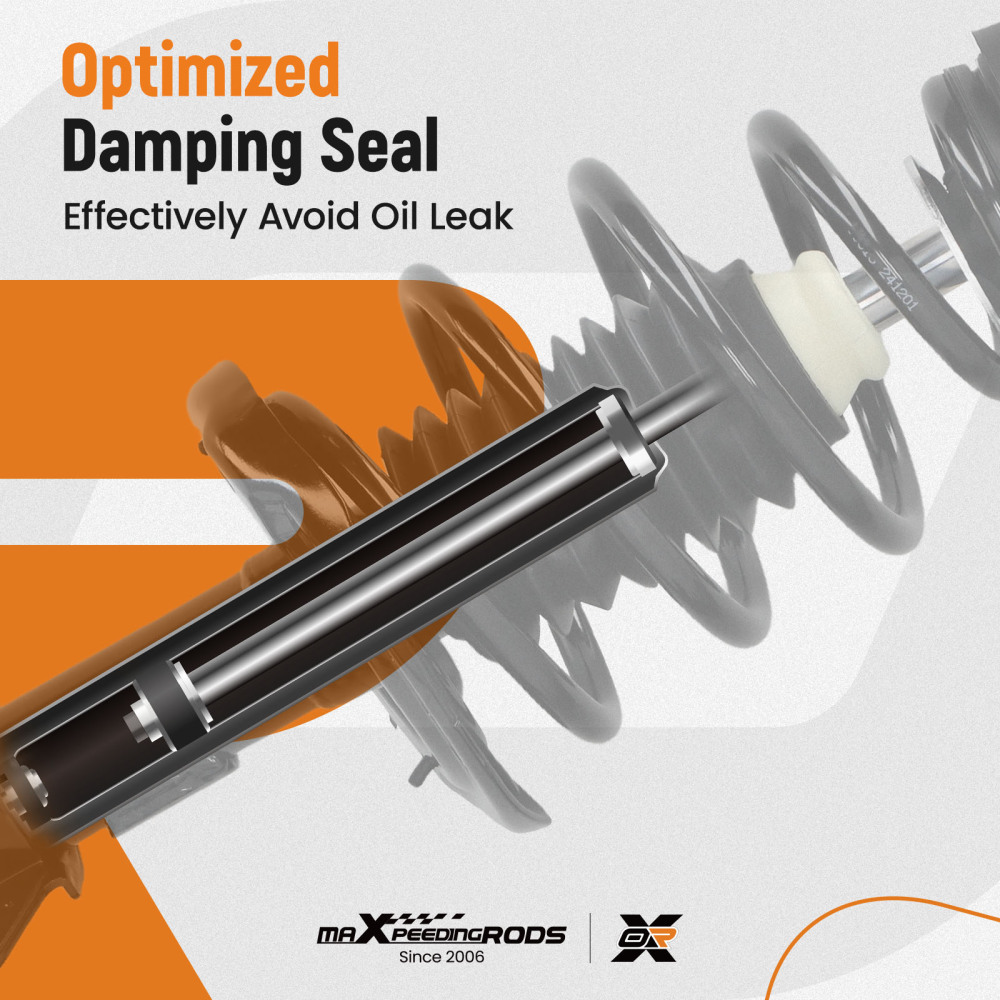 Pair Front Strut Springs compatible for Chevrolet Camaro 3.6L 2010-2015 172337 172336