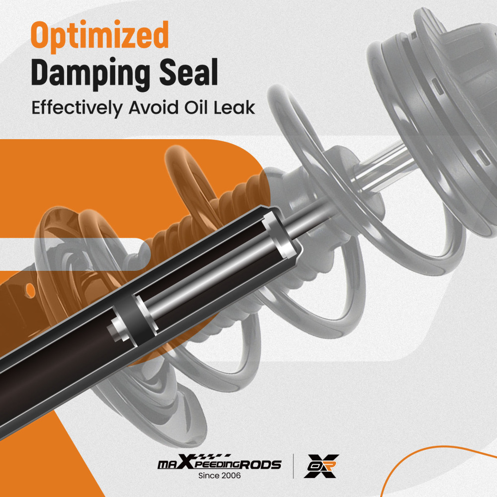 Front Rear Strut Assembly compatible for Dodge Dart Aero 2013-2016 SE SXT 272642 272641