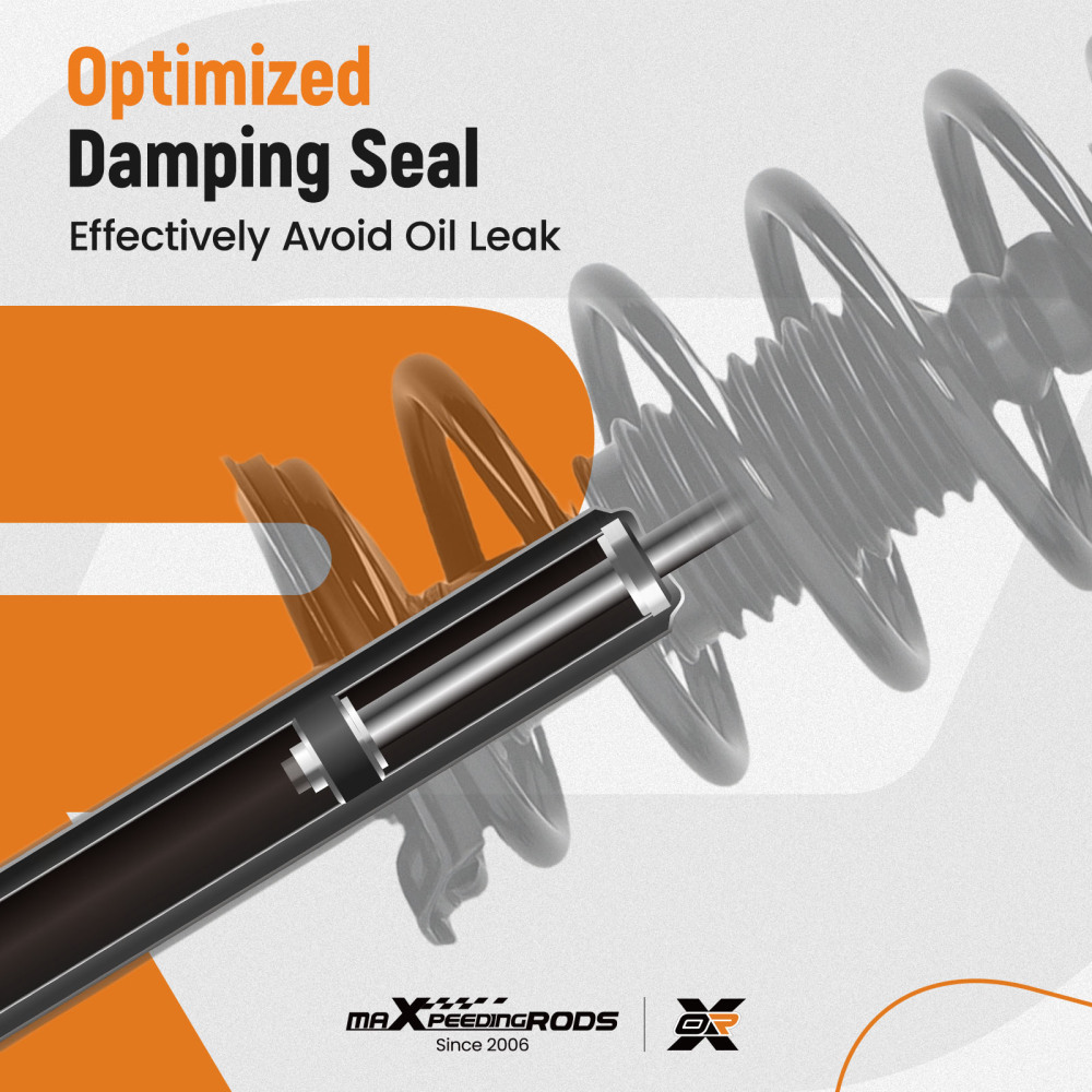 Front Suspension Strut w/ Coil Spring compatible for Ford Edge 3.5L,3.7L 2012-2014 372888