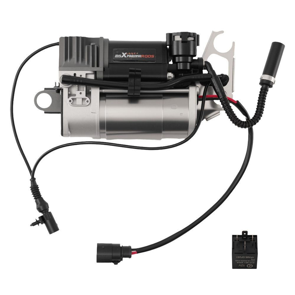 Air Compressor Pump compatible for Volkswagen Touareg 7L4L 02-10 4L0698007A/B/C Airmatic