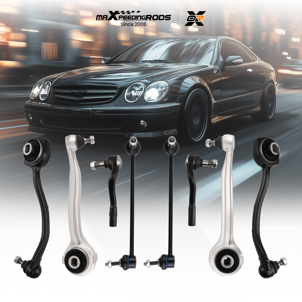 SET DI 8 BRACCI DI CONTROLLO ANTERIORI LHRH compatibile per MERCEDES-BENZ CL203 S203 W203