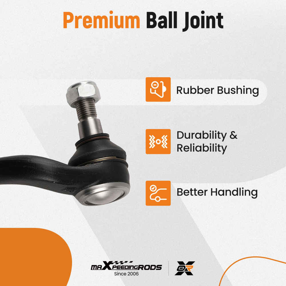 SET DI 8 BRACCI DI CONTROLLO ANTERIORI LHRH compatibile per MERCEDES-BENZ CL203 S203 W203