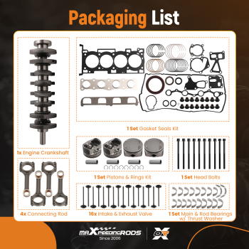 G4KF Engine Overhaul Rebuild Kit compatible for KIA Hyundai Genesis Coupe 2.0T 231112G400