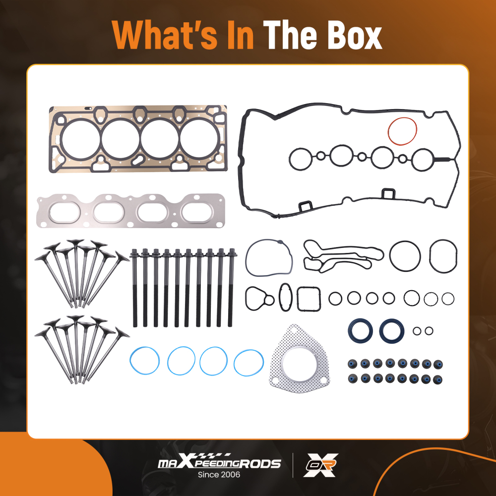 Complete Engine Gasket Kit compatible for Chevrolet Cruze/Sonic 1.8L DOHC 2011-2017 HGS345