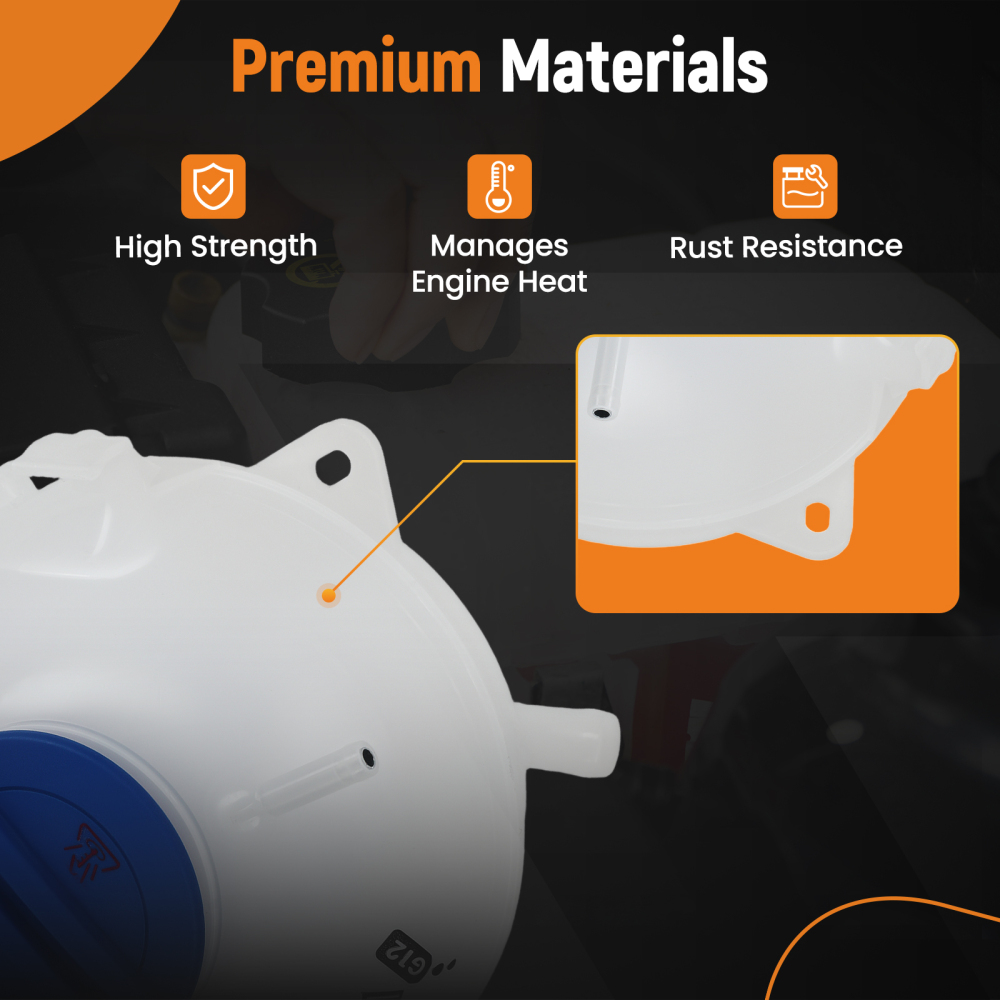 Coolant Container System compatible for VW Golf GTI Jetta 2006-2014 1K0121407A