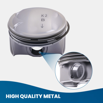 Engine PistonPiston Rings Kit For 17-18 compatible for Hyundai Kona Elantra 2.0L 23040-2E601