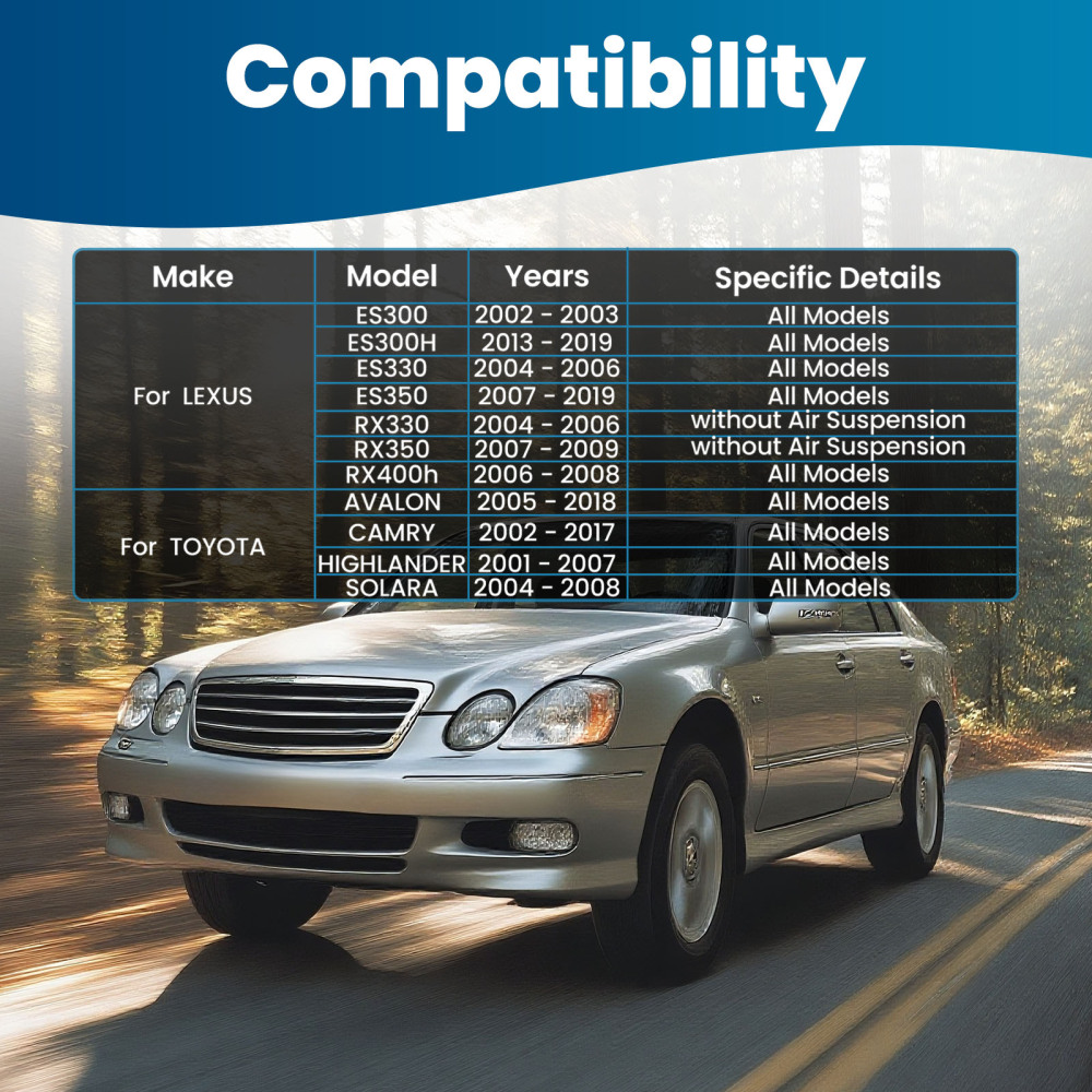 Control Arm Assembly compatible for Lexus ES300 ES330 2002-2006 K620333 K620334 Front Lower