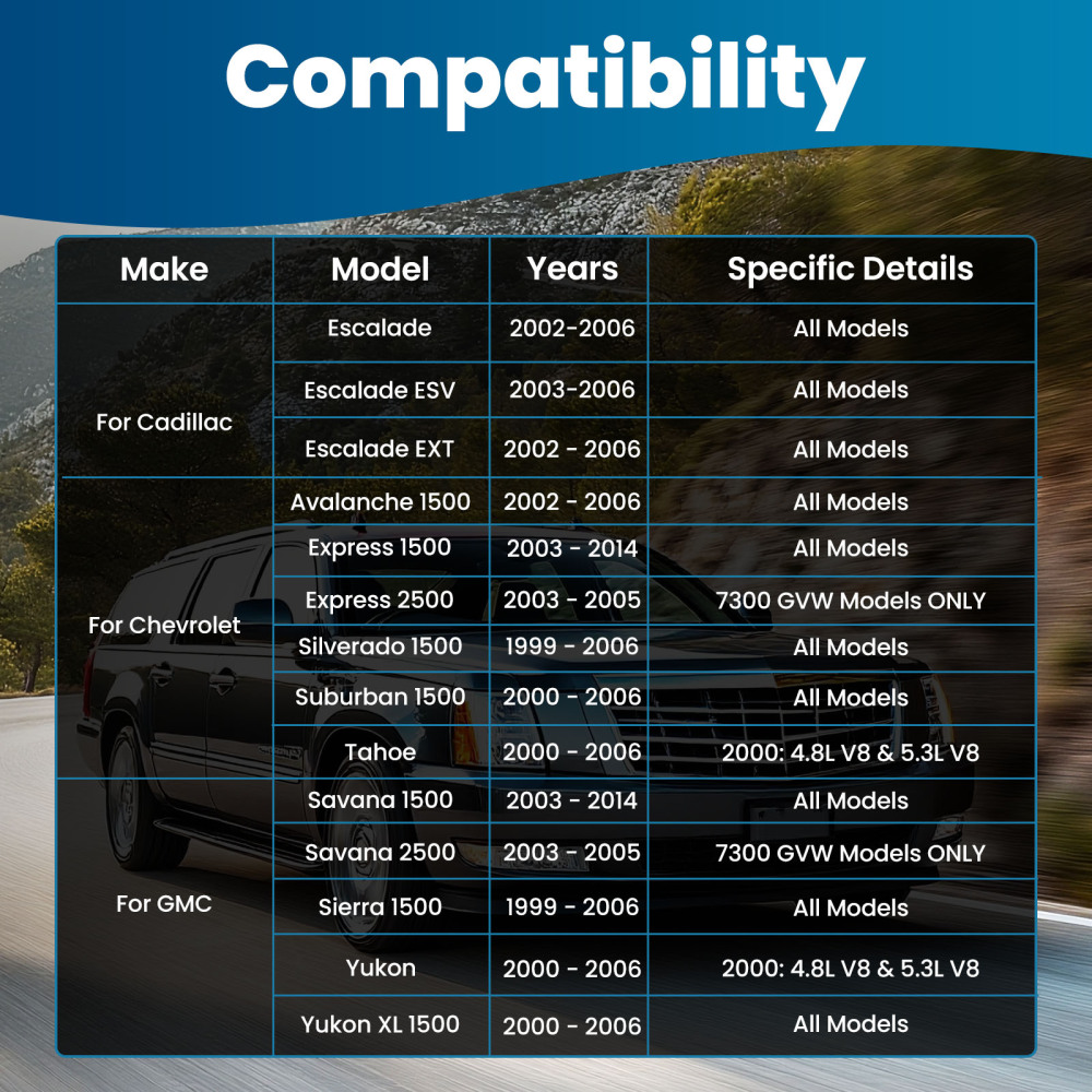 2x Front Upper Control Arm w/ Ball Joint for 1999-06 compatible for Chevy Silverado Sierra 1500