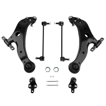6x Front Lower Control Arm Ball Joint Sway Bar Link compatible for Lexus RX350 RX400H 04-09