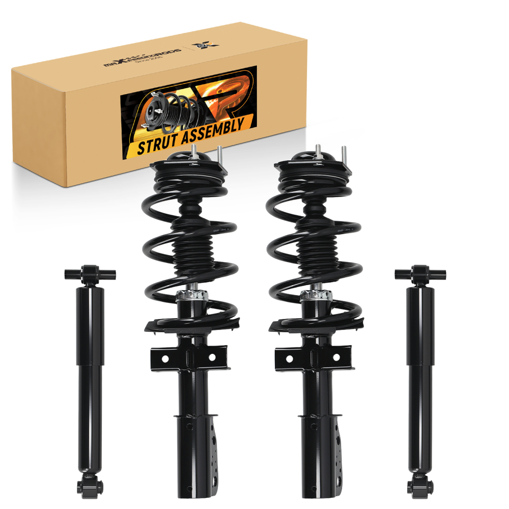 4pcs Front Rear Struts Shocks compatible for Chevy Traverse compatible for GMC Acadia Buick Enclave Saturn