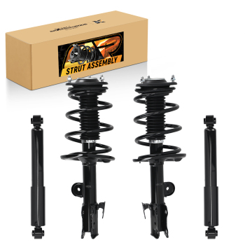 4pcs Complete Front + Rear Shocks Struts Assembly compatible for Toyota RAV4 3.5L 2006-2012