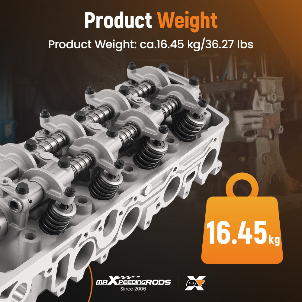 Complete Cylinder Head compatible for Mitsubishi Mighty compatible for Mazda B2600 compatible for Dodge Raider 2.6L SOHC