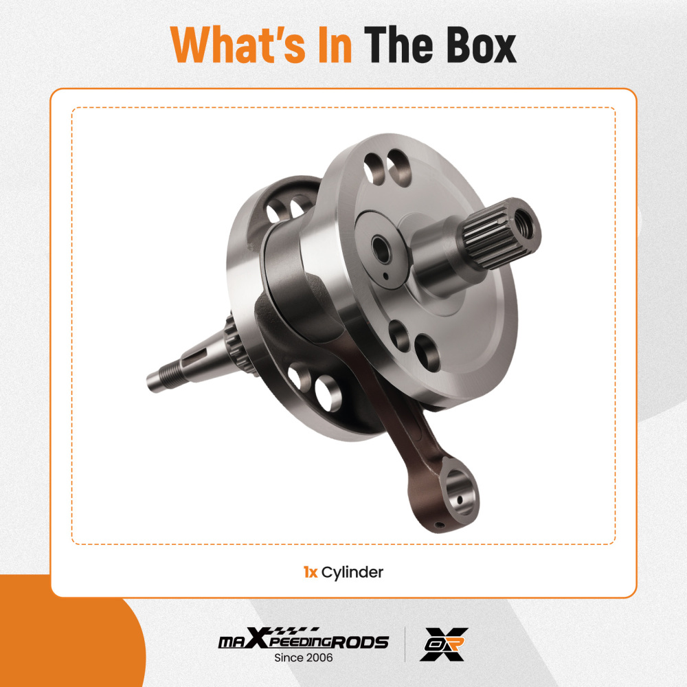 Crankshaft compatible for Honda CRF450R 2002-2008 13000-MEN-850 Direct Replacement