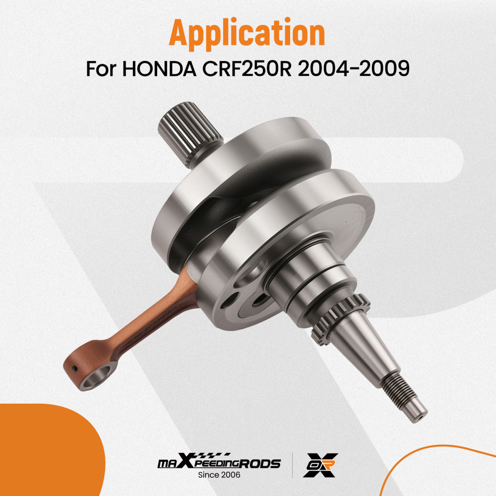 Crankshaft Crank Shaft Assembly compatible for Honda CRF250R 2004-09 2005 2006 2007 08