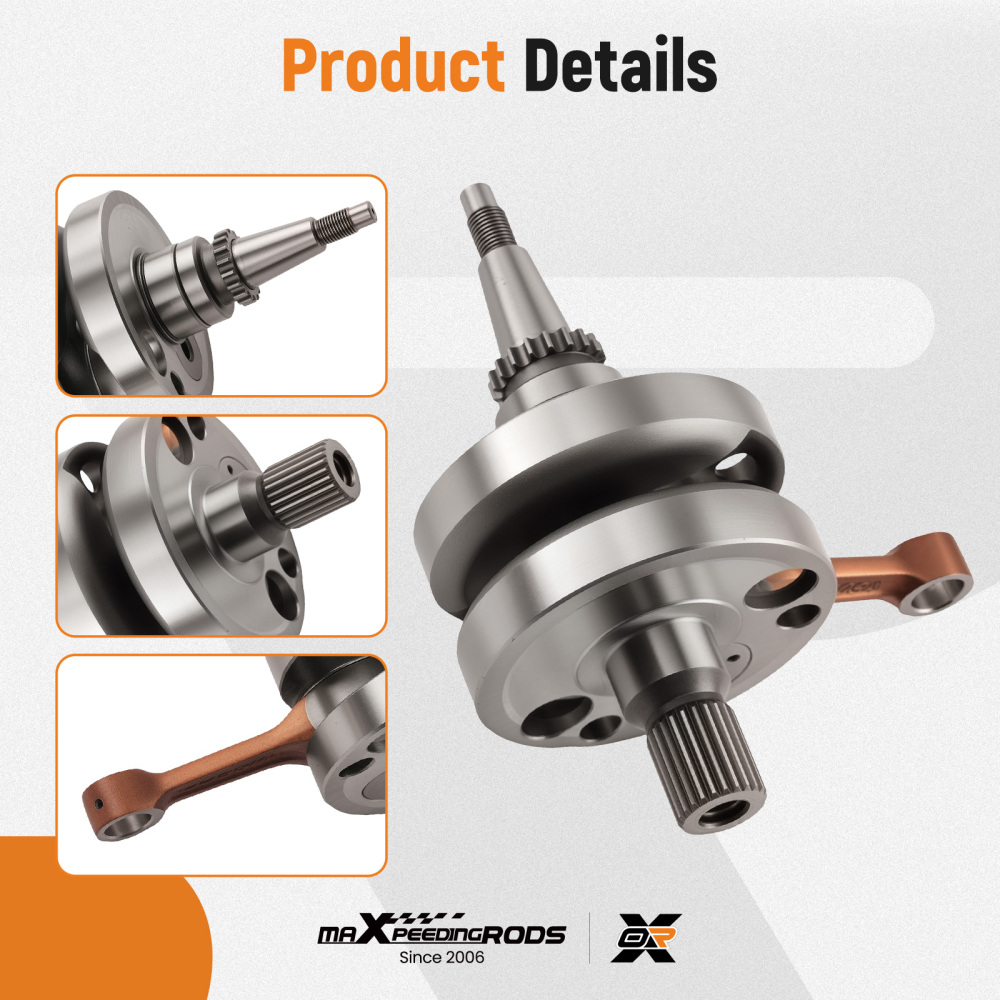 Crankshaft Crank Shaft Assembly compatible for Honda CRF250R 2004-09 2005 2006 2007 08