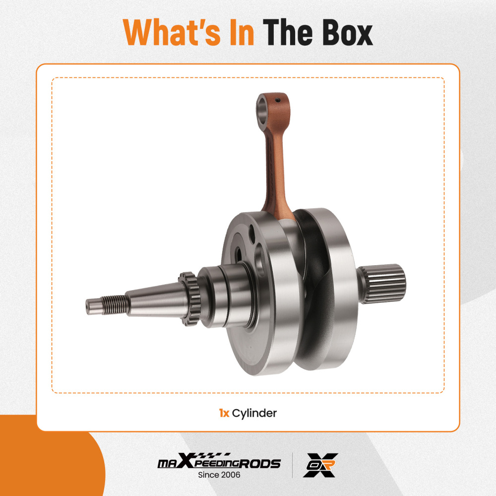 Crankshaft Crank Shaft Assembly compatible for Honda CRF250R 2004-09 2005 2006 2007 08