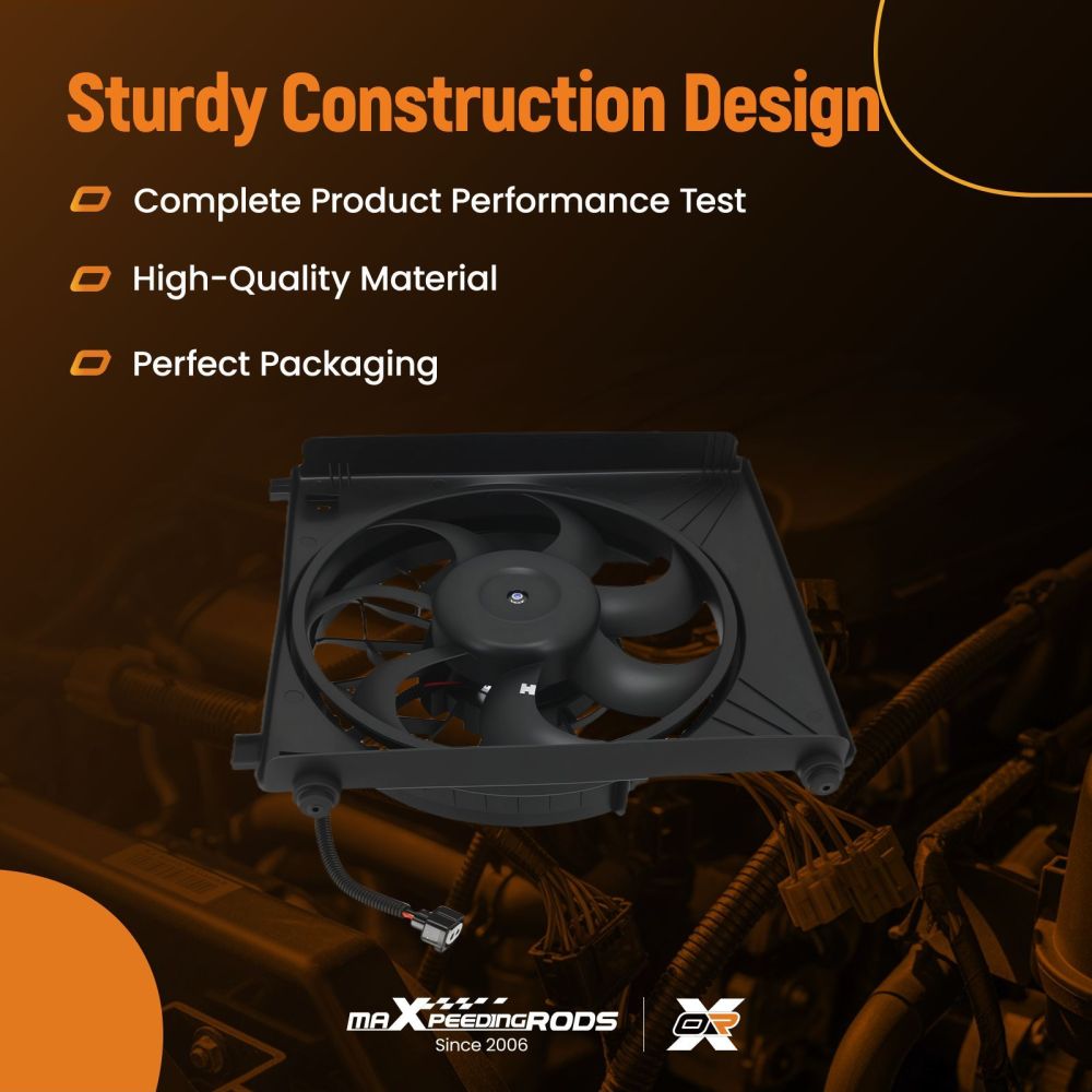 Gruppo Ventola compatibile per Tesla Model S 6007614-00-D 7 Pale 250W Sostituzione Diretta