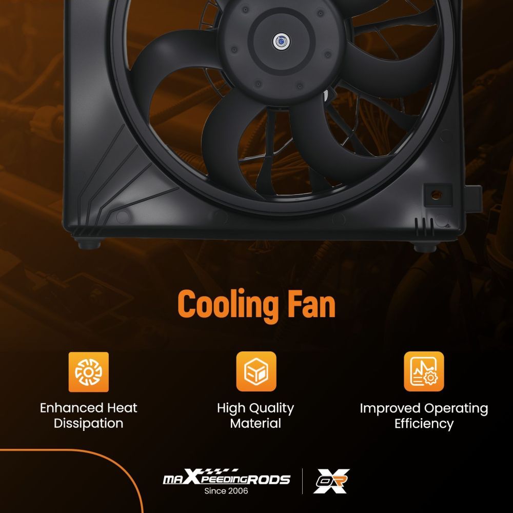 Gruppo Ventola compatibile per Tesla Model S 6007614-00-D 7 Pale 250W Sostituzione Diretta