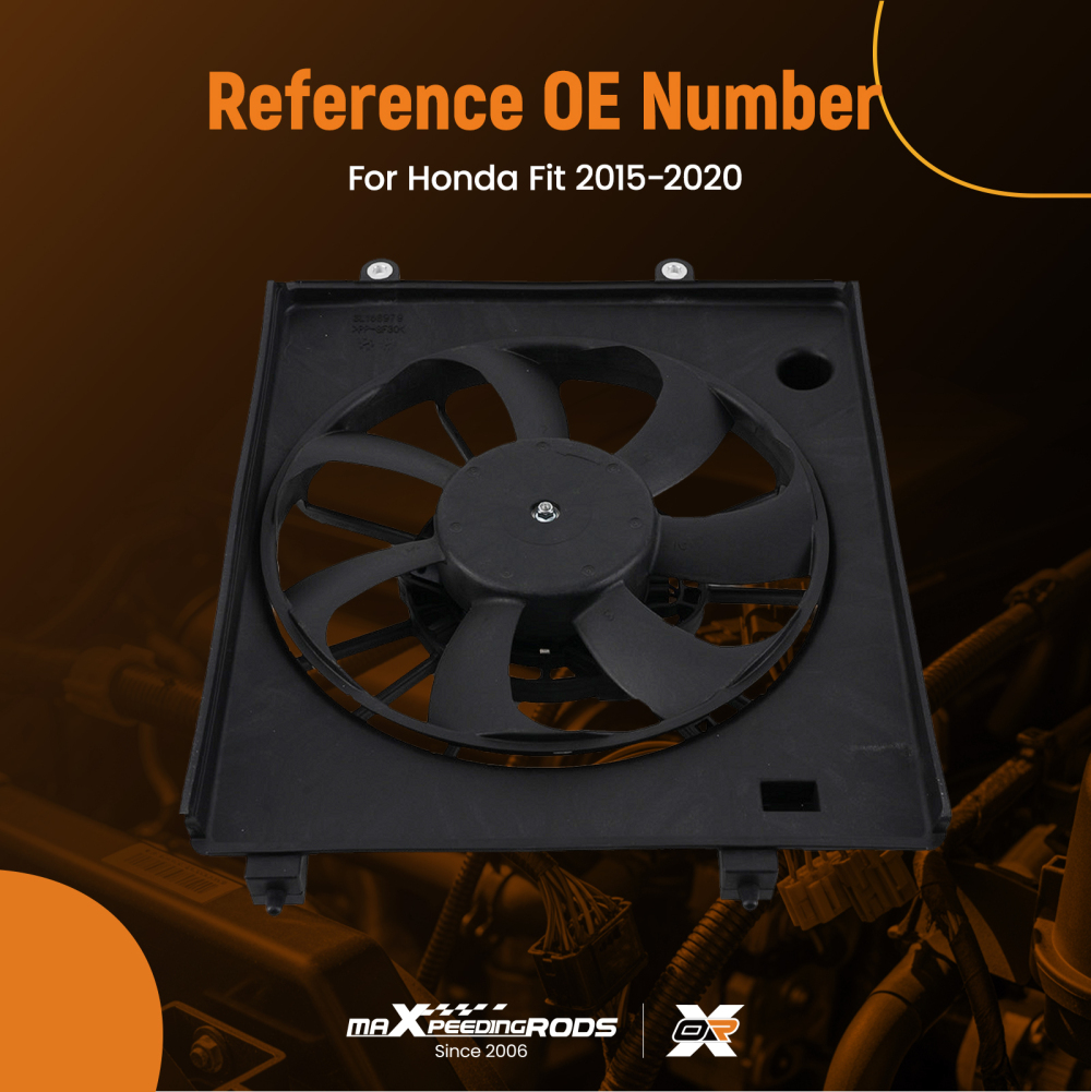 Engine Cooling Fan compatible for Honda Fit 2015 2016 2017 2018 2019 2020 OEM 386165R1003