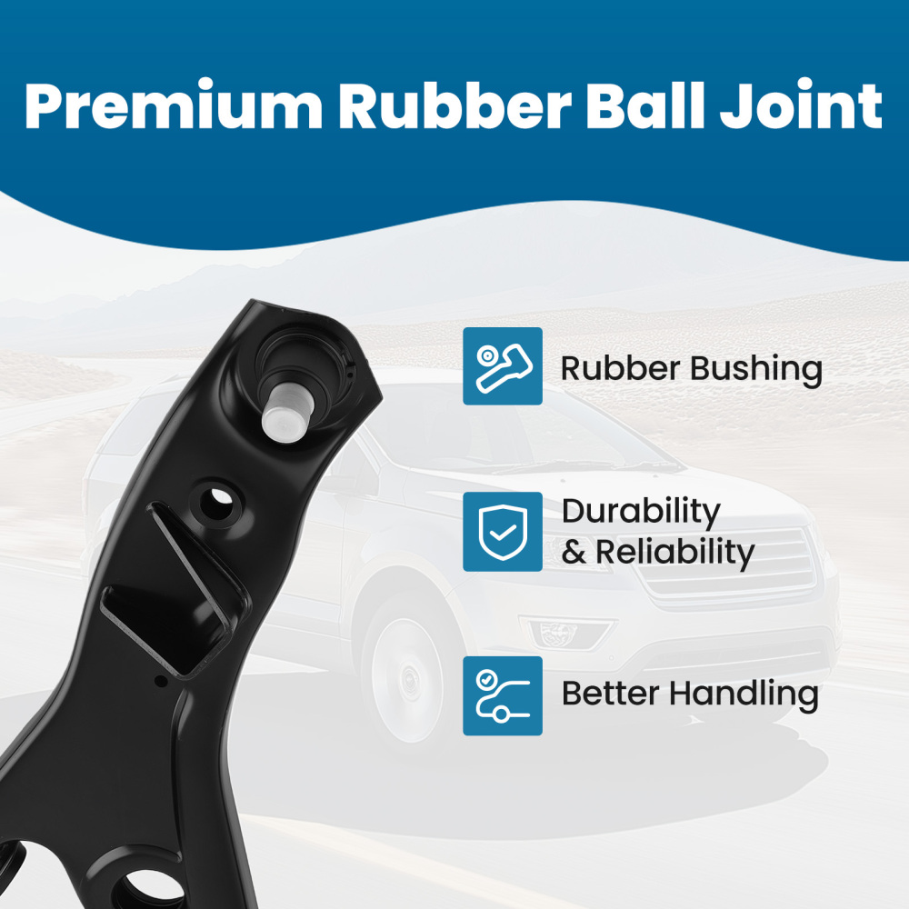 Front Lower Control Arms Sway Bar Links compatible for Ford Edge MKX 07-15 K620487 K620486