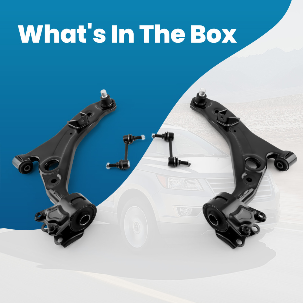 Front Lower Control Arms Sway Bar Links compatible for Ford Edge MKX 07-15 K620487 K620486